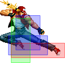 KOF94 Terry jD-Hitbox.png