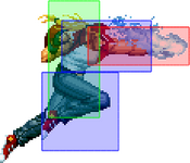 KOF94 Terry 214A-Hitbox.png
