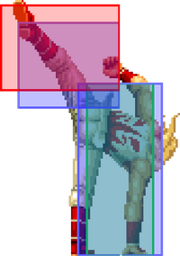 KOF94 Andy clD Hitboxes.png
