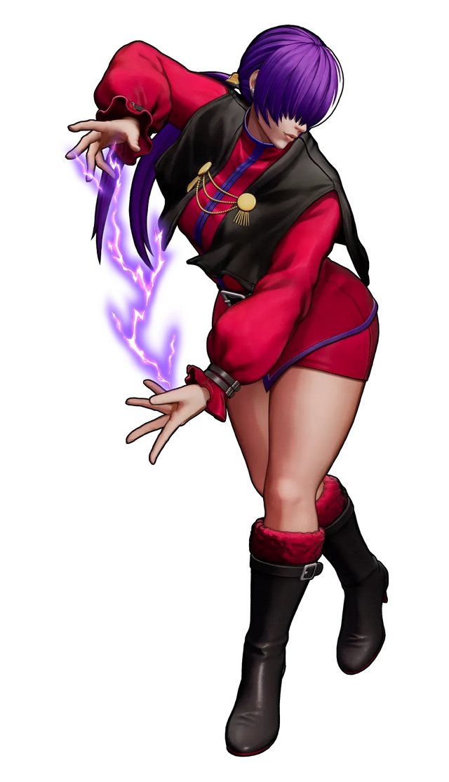 File KOFXV Orochi Shermie Profile Png Dream Cancel Wiki